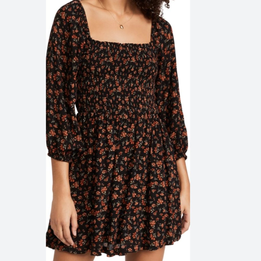 Lost + Wander Orange Party Mini Dress - size XS